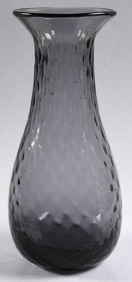 Vases #2511DV 10" Diamond Optic Vase by Blenko-1