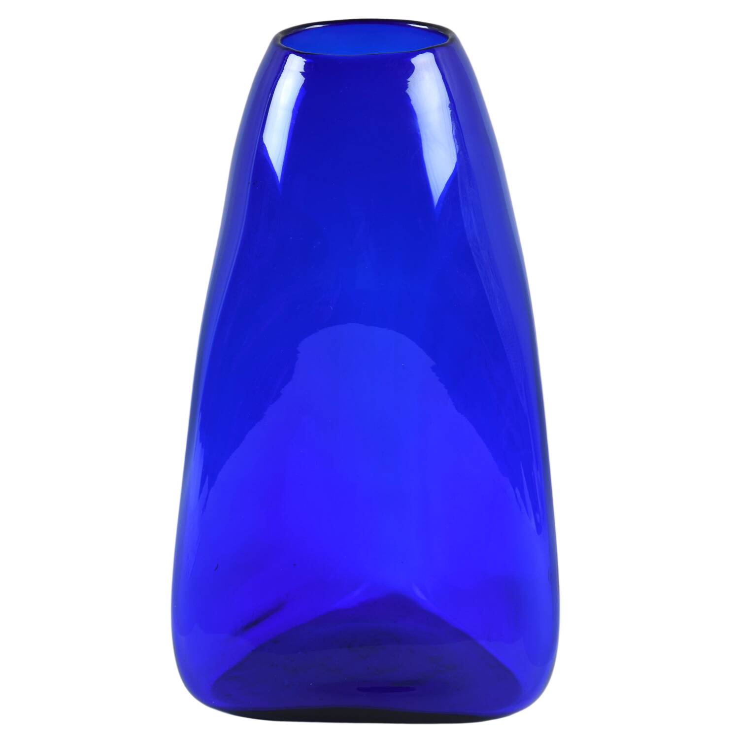 Vases #8424M 12" Triangular Vase by Blenko-1