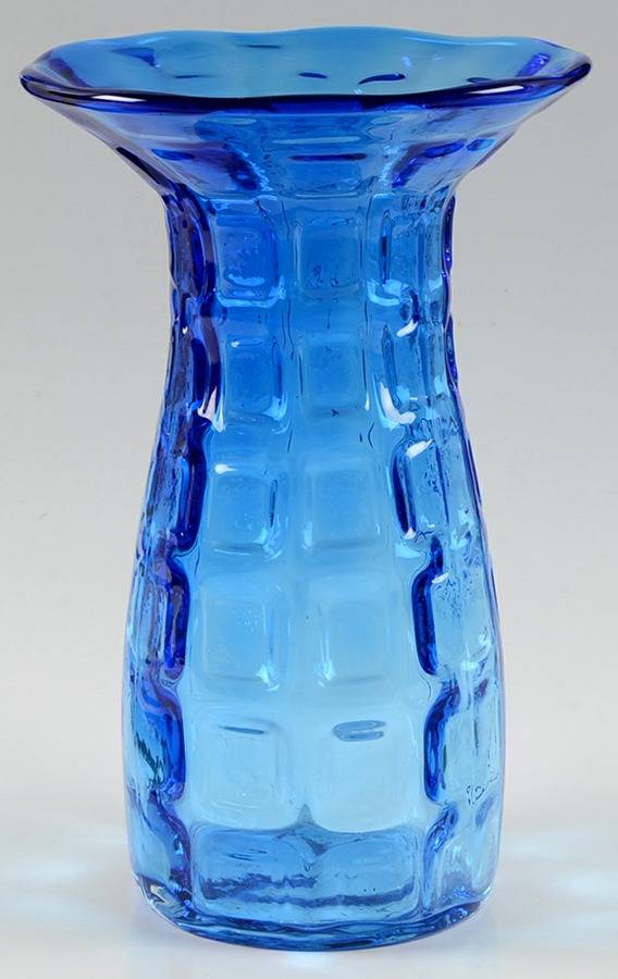 Vases #3415 10" Waffle Vase by Blenko-1
