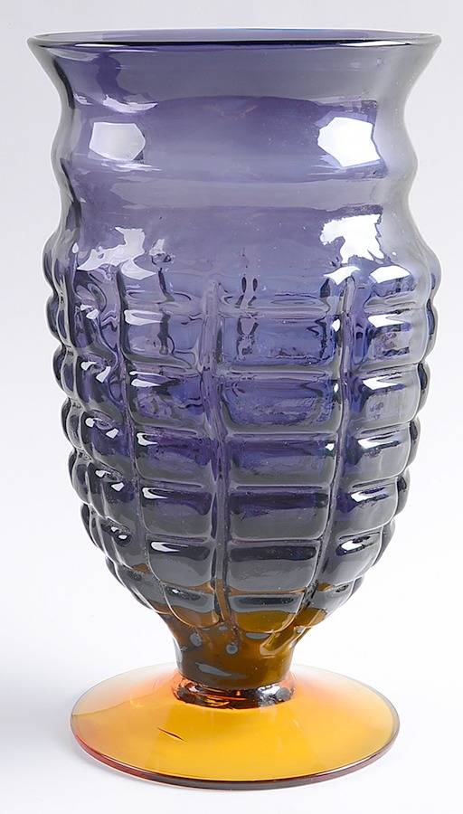 West Virginia Day 1993 Happy Birthday  Vase by Blenko-1