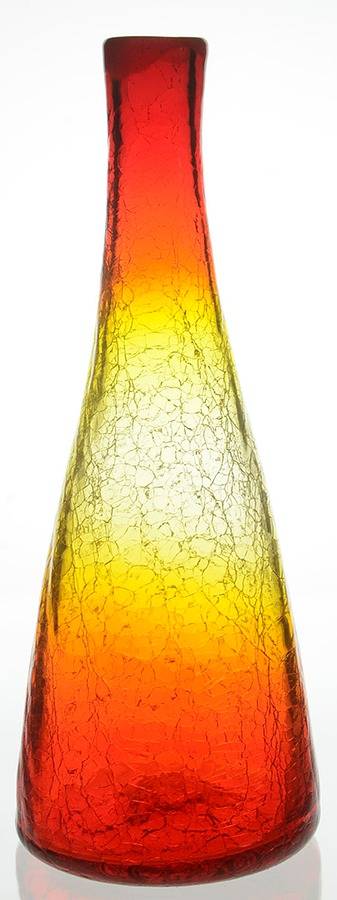 Decanters & Bottles #920 Crackled Decanter No Stopper by Blenko-1