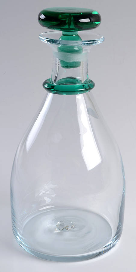 Decanters & Bottles #7619 Ring Decanter & Stopper by Blenko-1