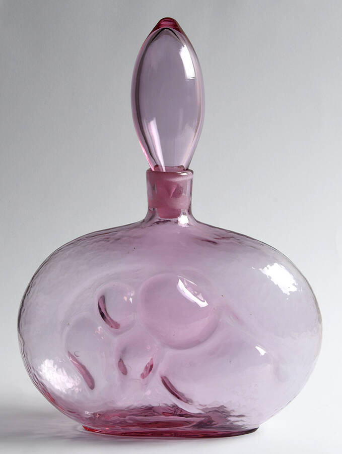 Decanters & Bottles Mother & Child Decanter & Stopper #6310 by Blenko-1
