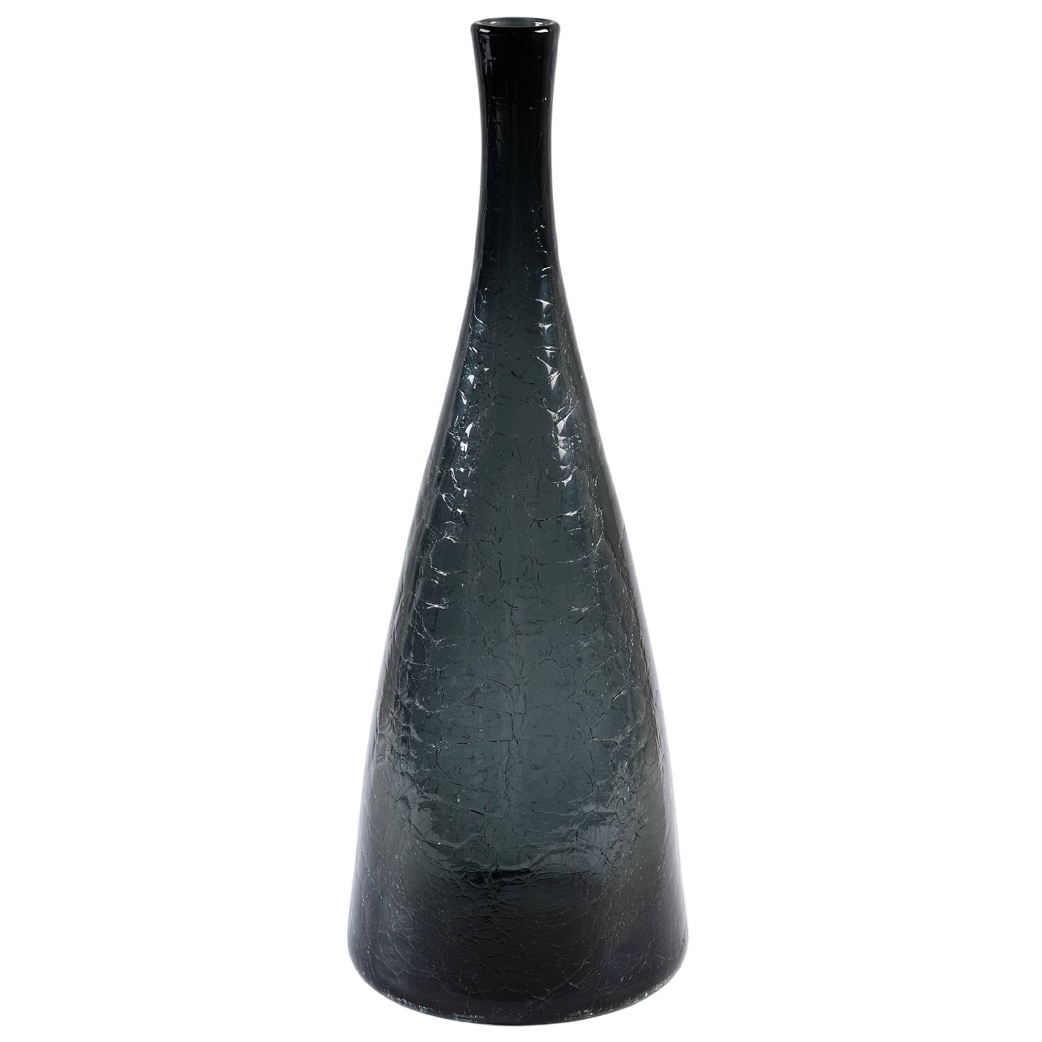 Decanters & Bottles #920L Crackled Decanter No Stopper by Blenko-1