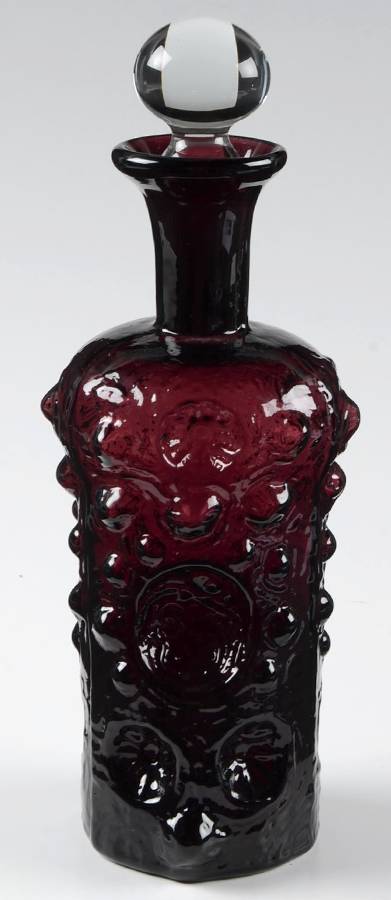Decanters & Bottles #6819 Moonscape Decanter & Stopper by Blenko-1