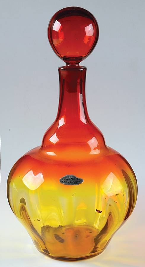 Decanters & Bottles #6935 Decanter & Stopper by Blenko-1