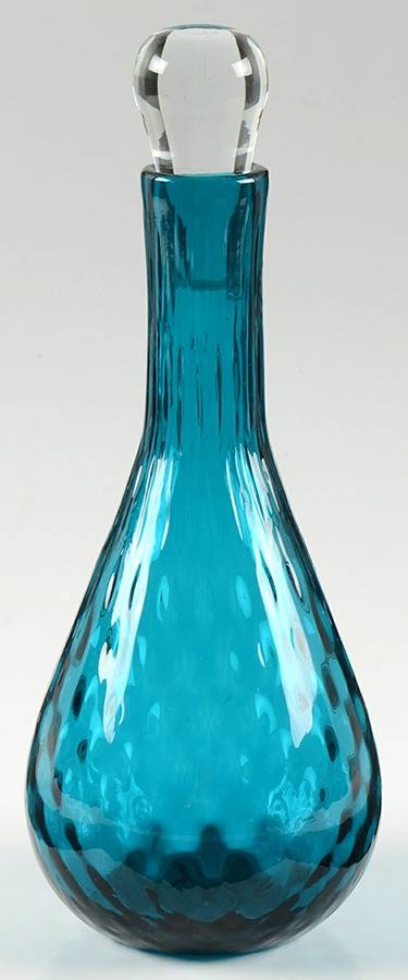 Decanters & Bottles #9531 Optic Decanter & Stopper by Blenko-1