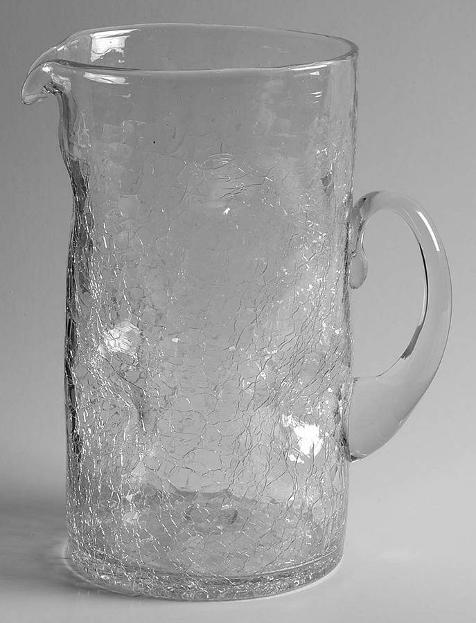Pitchers & Jugs 96 Oz" #6714 Crackled Pitcher by Blenko-1
