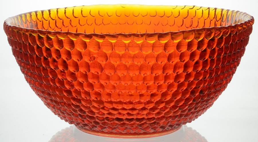 Bowls & Centerpieces 12" #943L Glimmer Bowl by Blenko-1