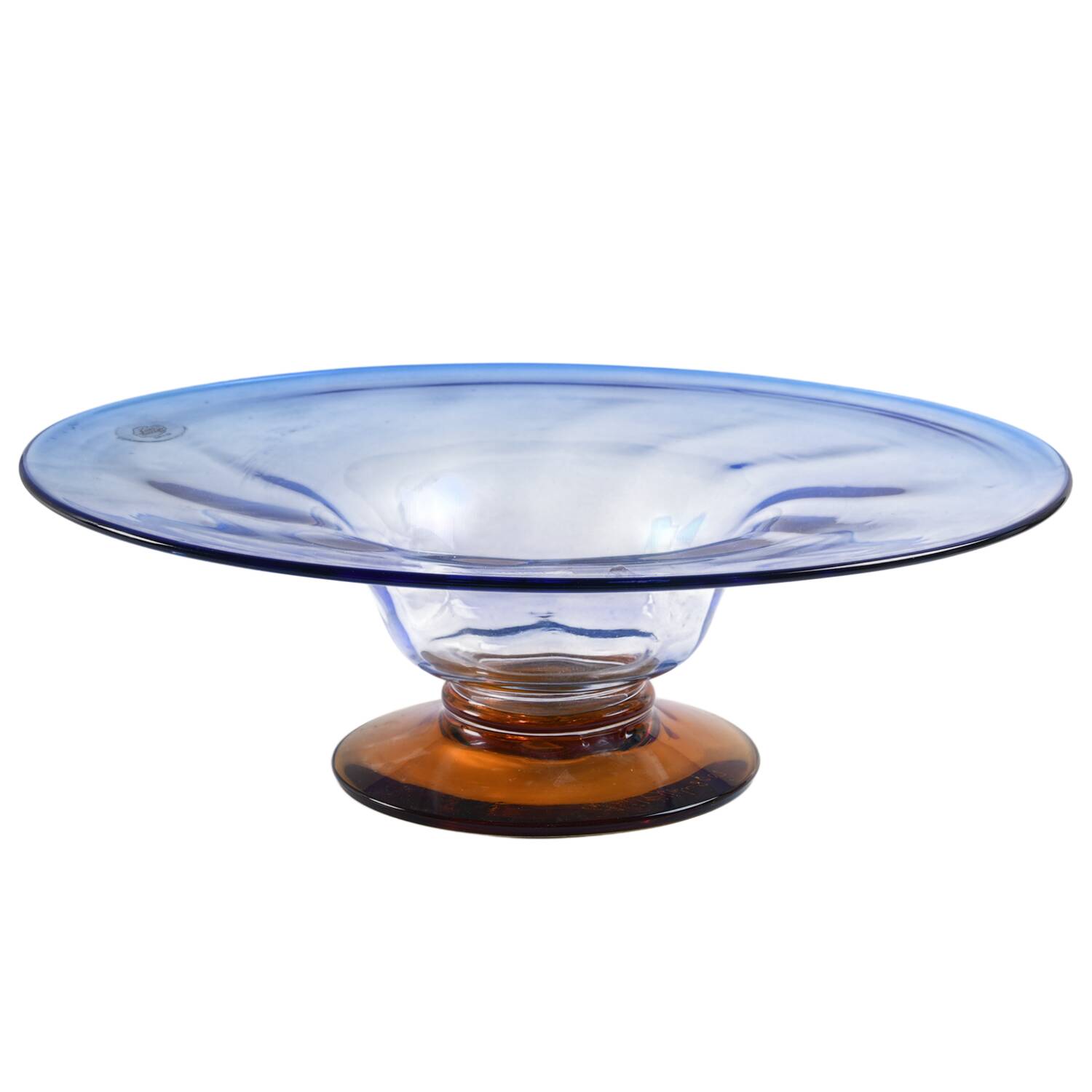 Bowls & Centerpieces #9322 14" Footed Centerpiece by Blenko-1