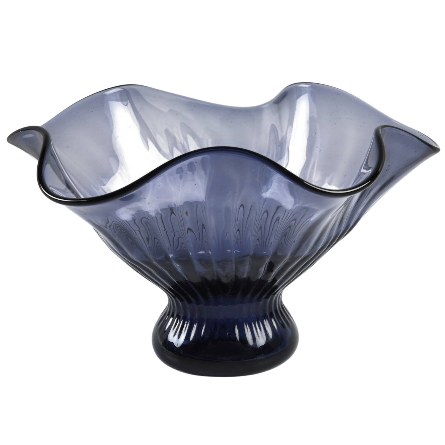 Bowls & Centerpieces #312 Scalloped Bowl by Blenko-1