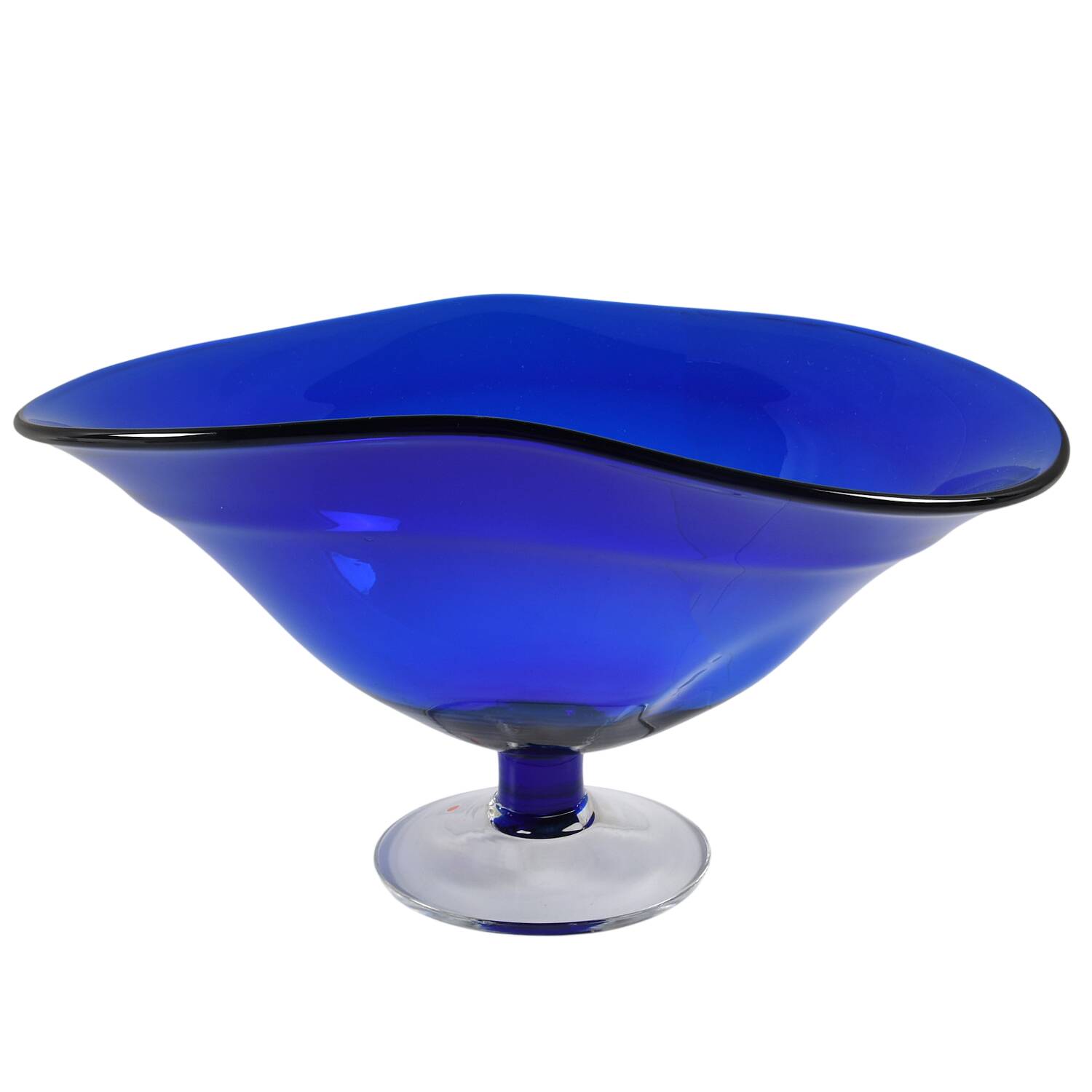 Bowls & Centerpieces #9964 11" Ruffled Footed Bowl by Blenko-1