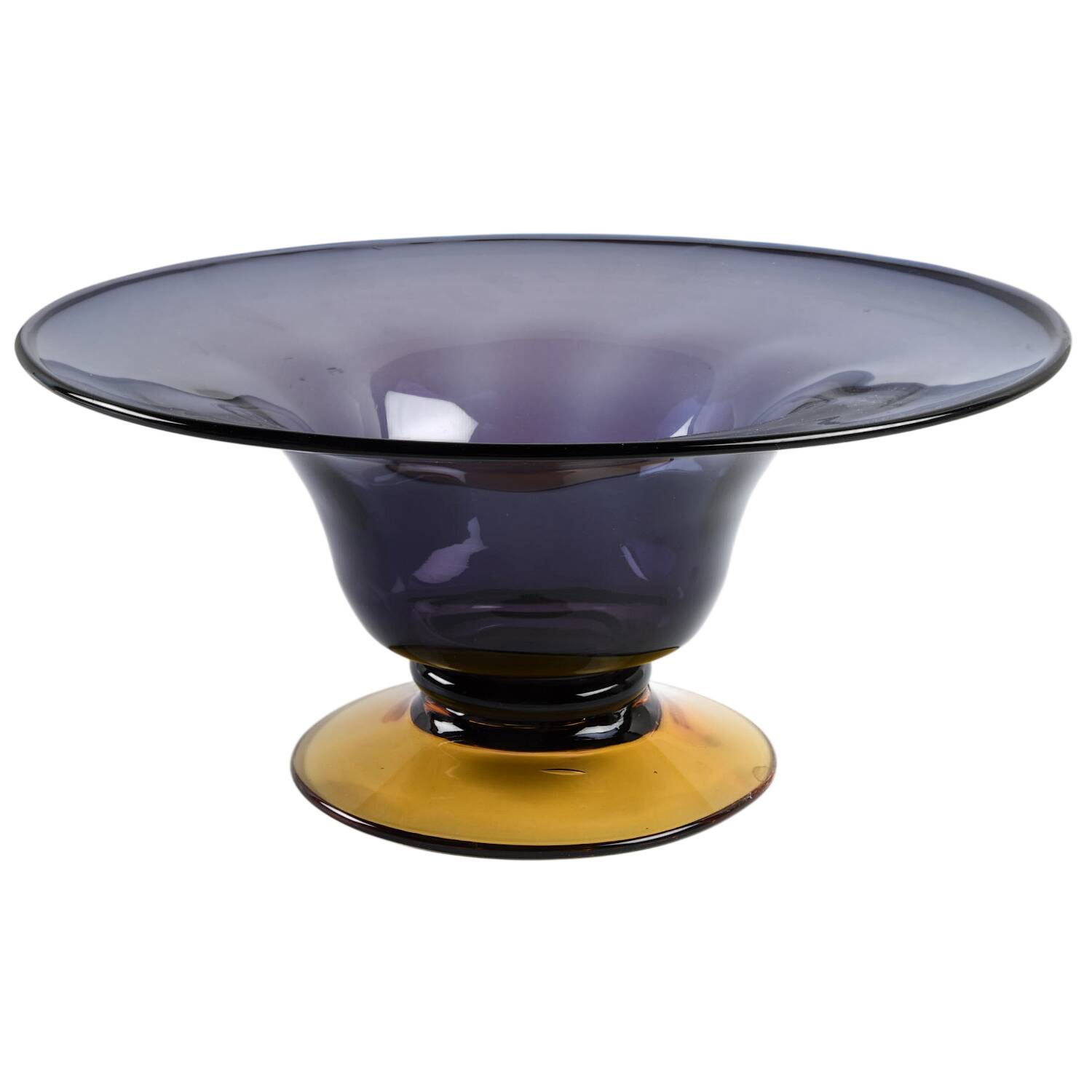 Bowls & Centerpieces #9322 14" Footed Centerpiece by Blenko-1
