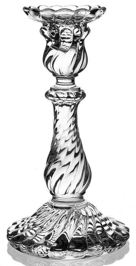 Bambous 9" Single Light Candlestick by Baccarat-1
