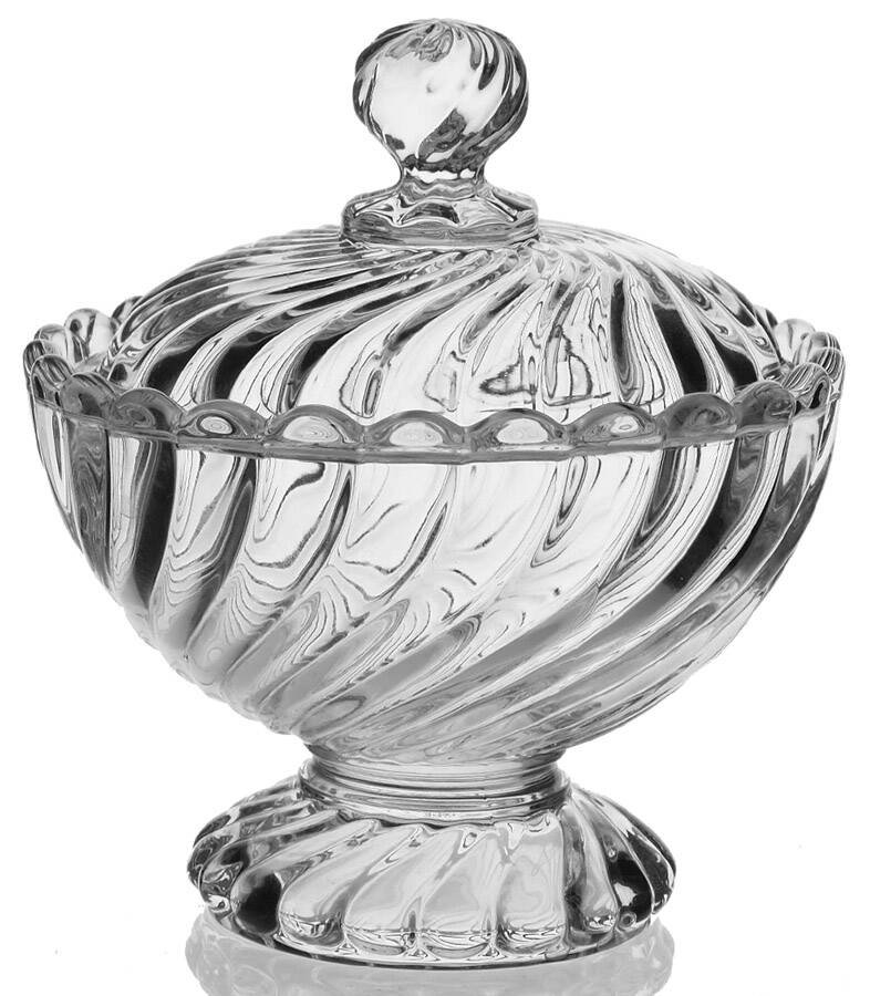 Bambous Candy Dish & Lid (CADM1) by Baccarat-1