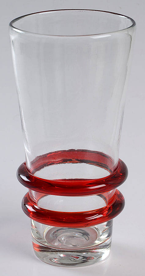 Tumblers (Various Colors and Lines) #3749G Double Ring Tumbler by Blenko-1