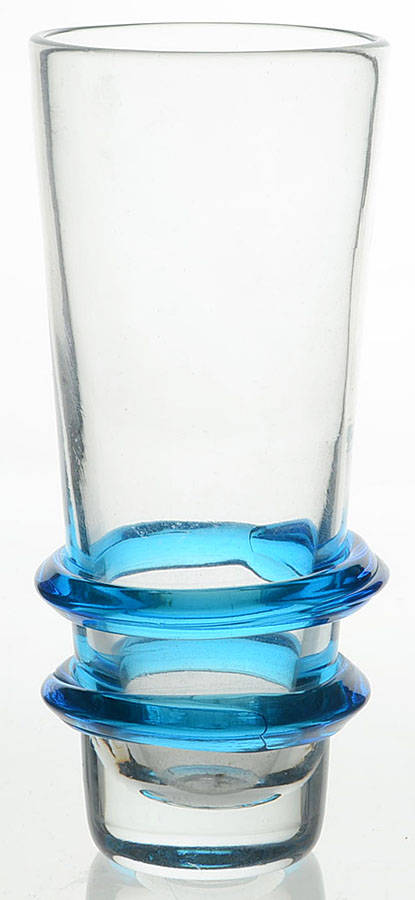 Tumblers (Various Colors and Lines) #3749G Double Ring Tumbler by Blenko-1