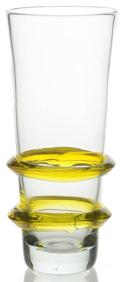 Tumblers (Various Colors and Lines) #3749G Double Ring Tumbler by Blenko-1