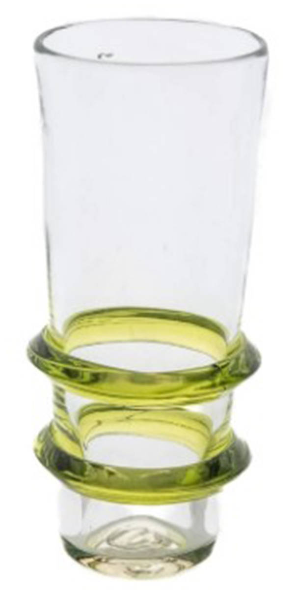 Tumblers (Various Colors and Lines) #3749G Double Ring Tumbler by Blenko-1