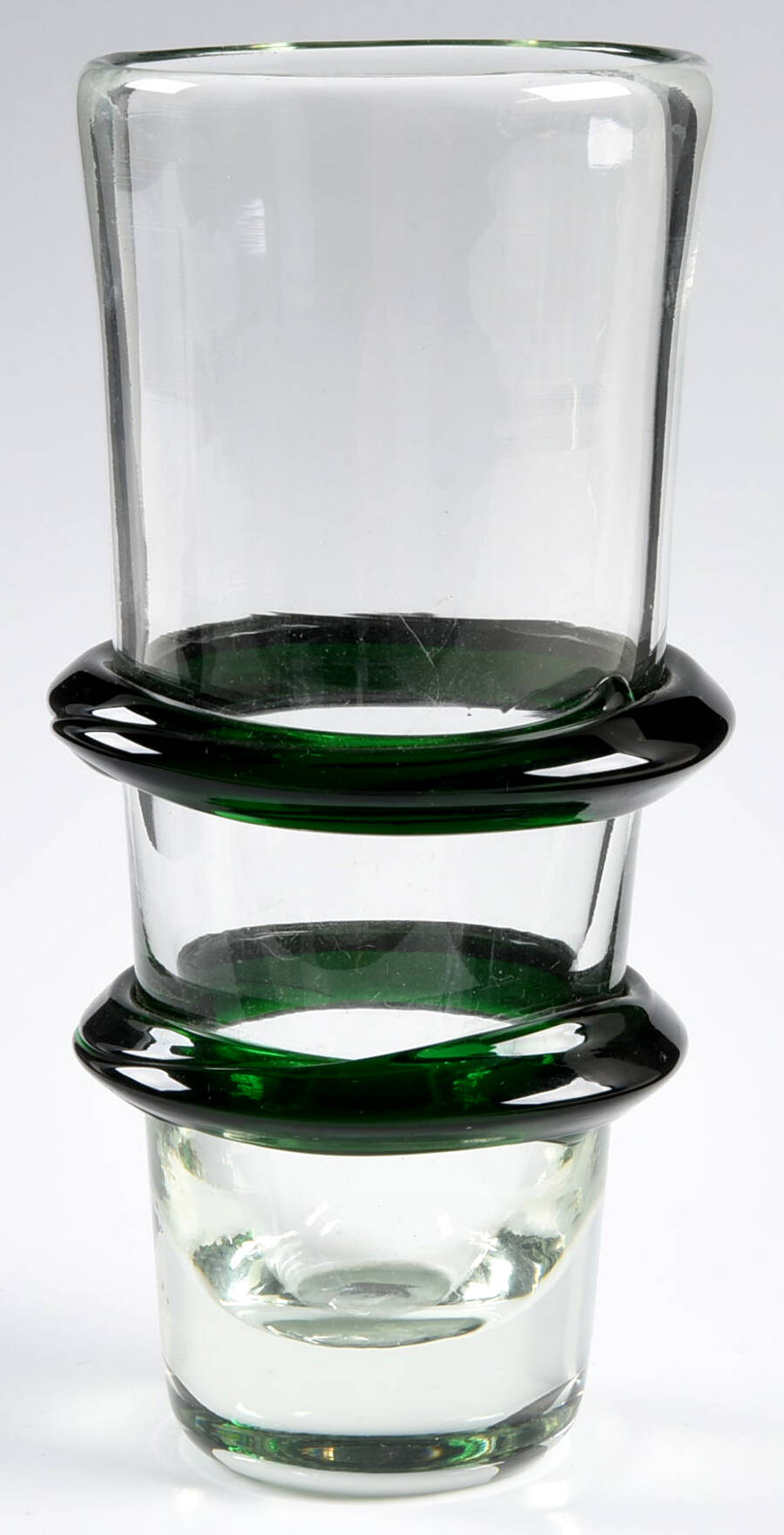Tumblers (Various Colors and Lines) #3749G Double Ring Tumbler by Blenko-1