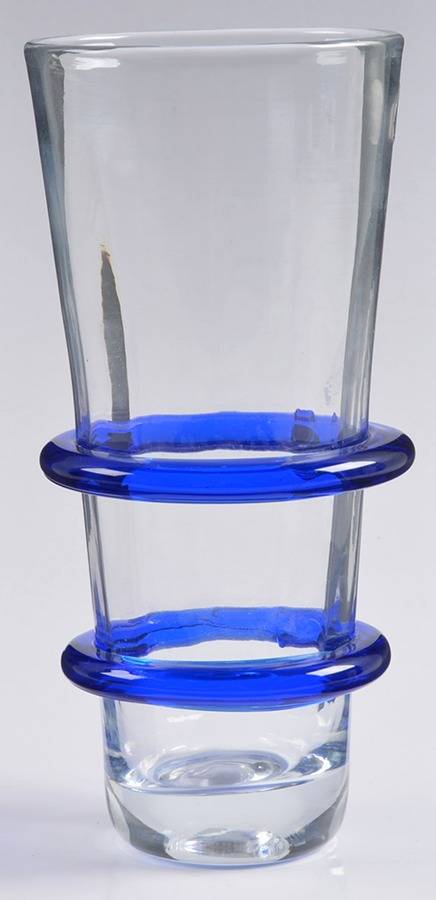 Tumblers (Various Colors and Lines) #3749G Double Ring Tumbler by Blenko-1