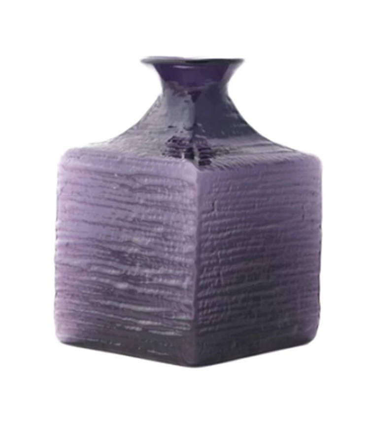 Block Family #6224L Large Strata Bud Vase by Blenko-1