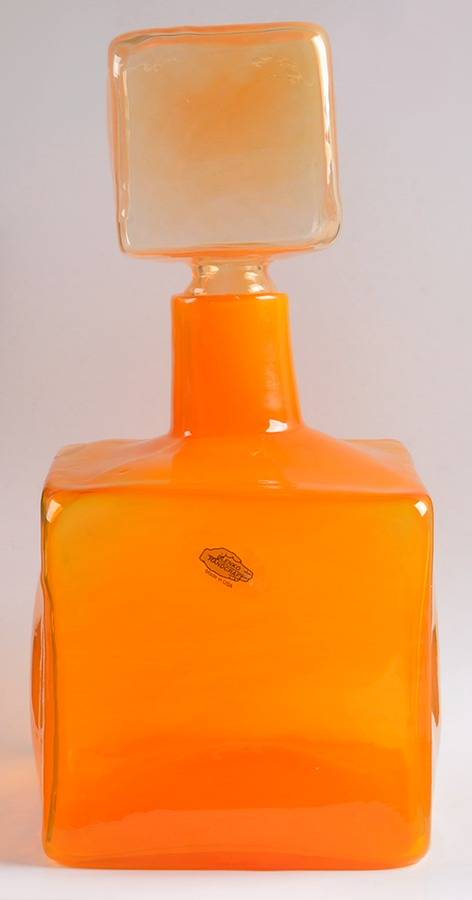 Block Family Decanter & Stopper by Blenko-1