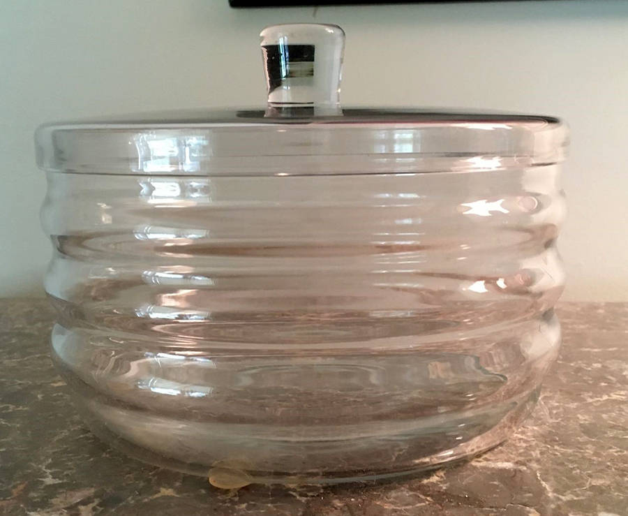 Giftware Biscuit Barrel & Lid by Baccarat-1