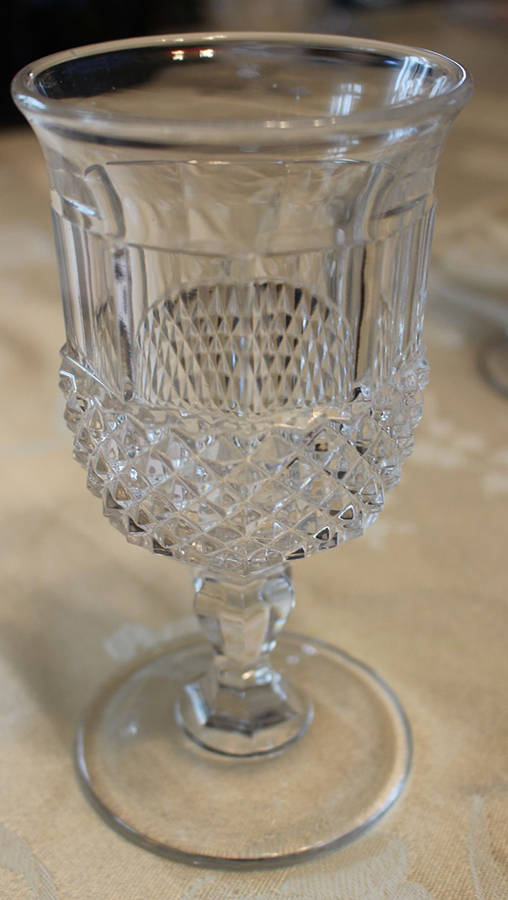 Hinoto Water Goblet by Boston & Sandwich-1