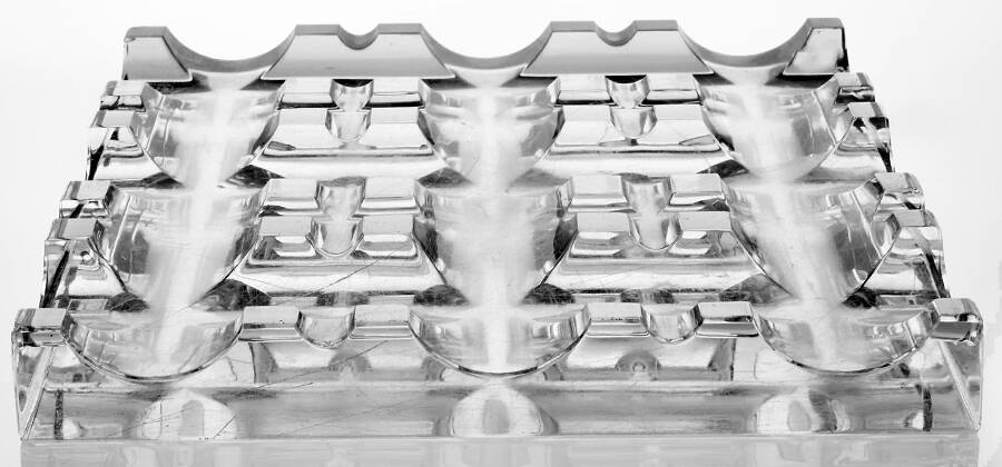 Giftware 7" Square Ashtray by Baccarat-1