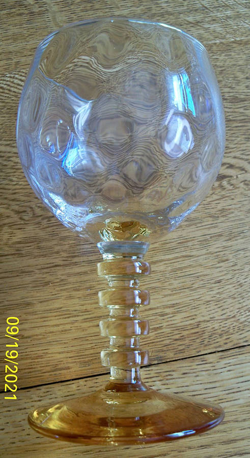 670 Topaz Water Goblet by Bryce-1