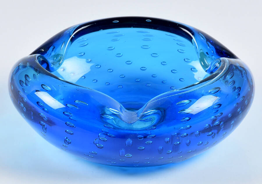 Ashtrays & Cigarette Lighters #B508 6" Bubble Ashtray by Blenko-1