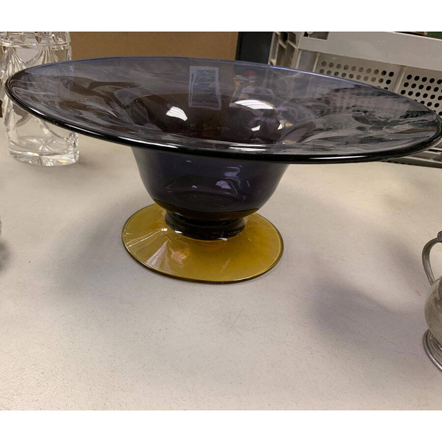 Bowls & Centerpieces #9322 14" Footed Centerpiece by Blenko-1