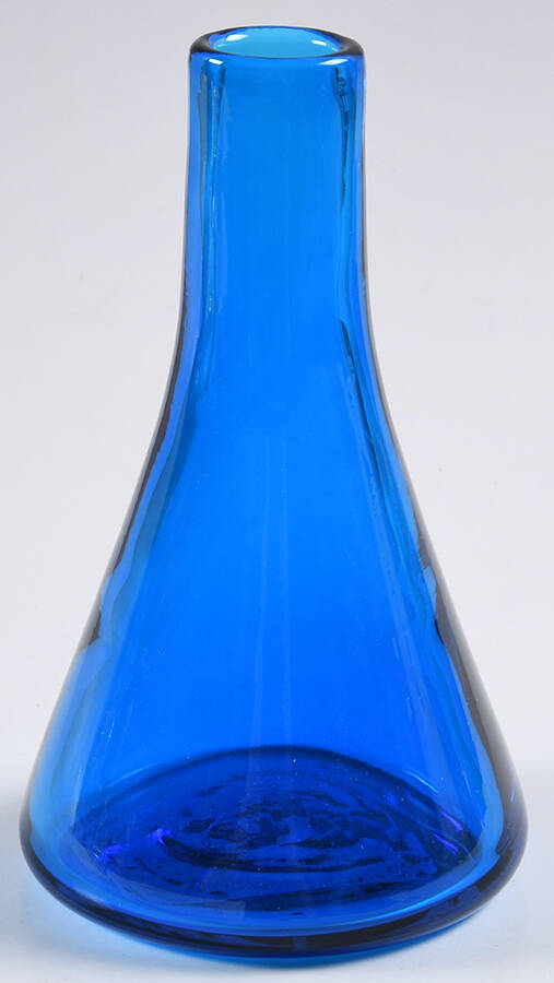 Building Blocks #1223 5" Beaker Bud Vase by Blenko-1