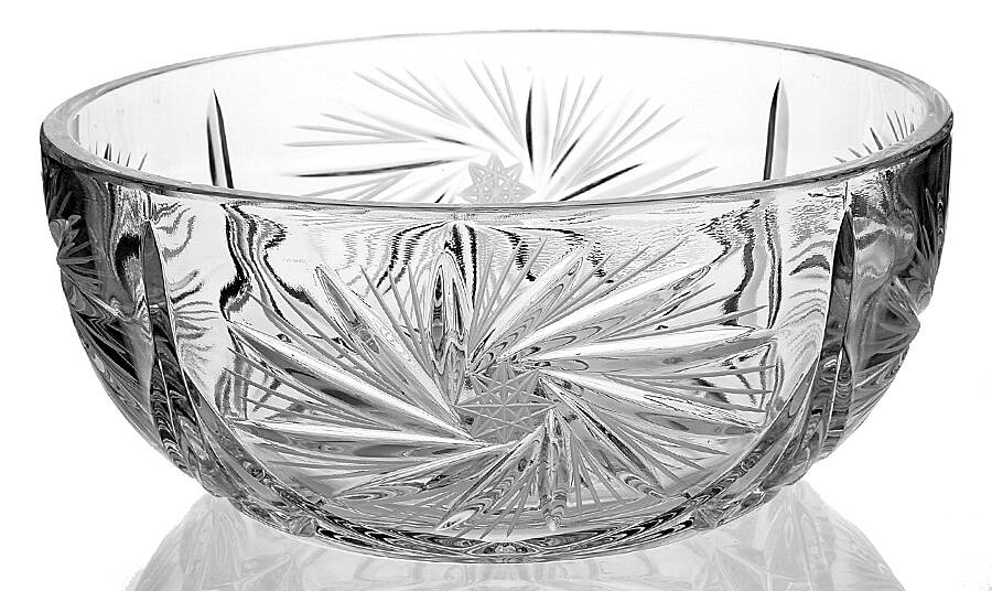BZR2 9" Round Bowl by Bohemia Czech Republic-1