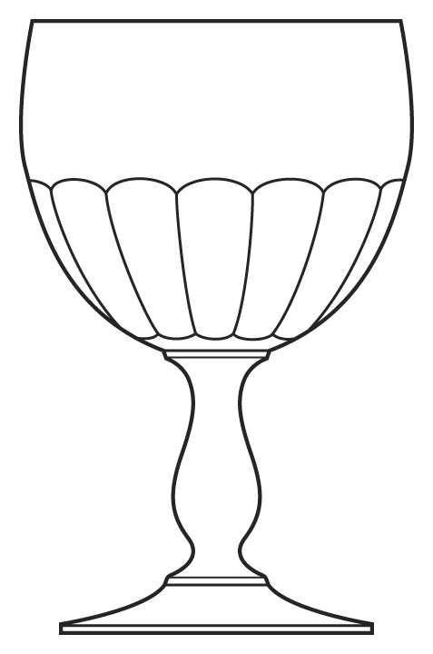 1400 Clear Water Goblet by Cambridge-1