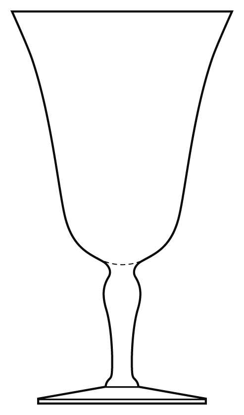 3020 Water Goblet by Cambridge-1