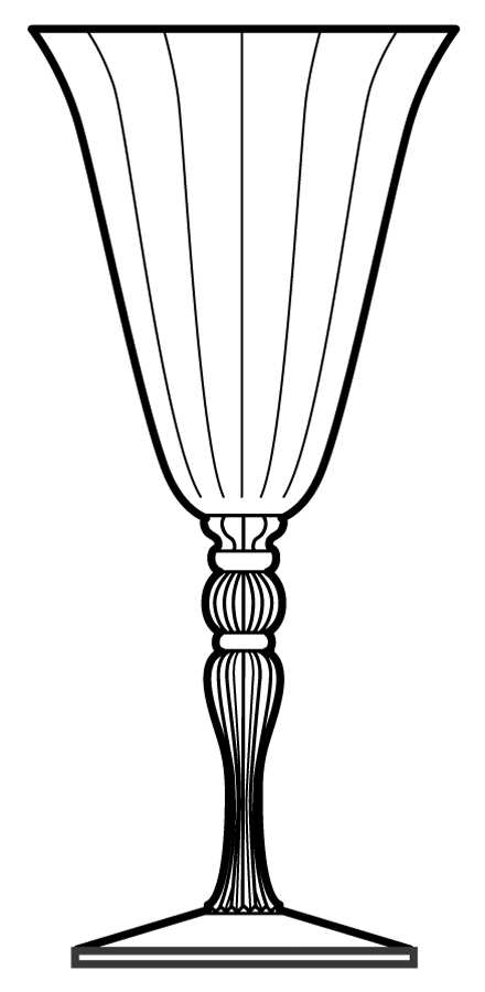 3035 Clear Water Goblet by Cambridge-1