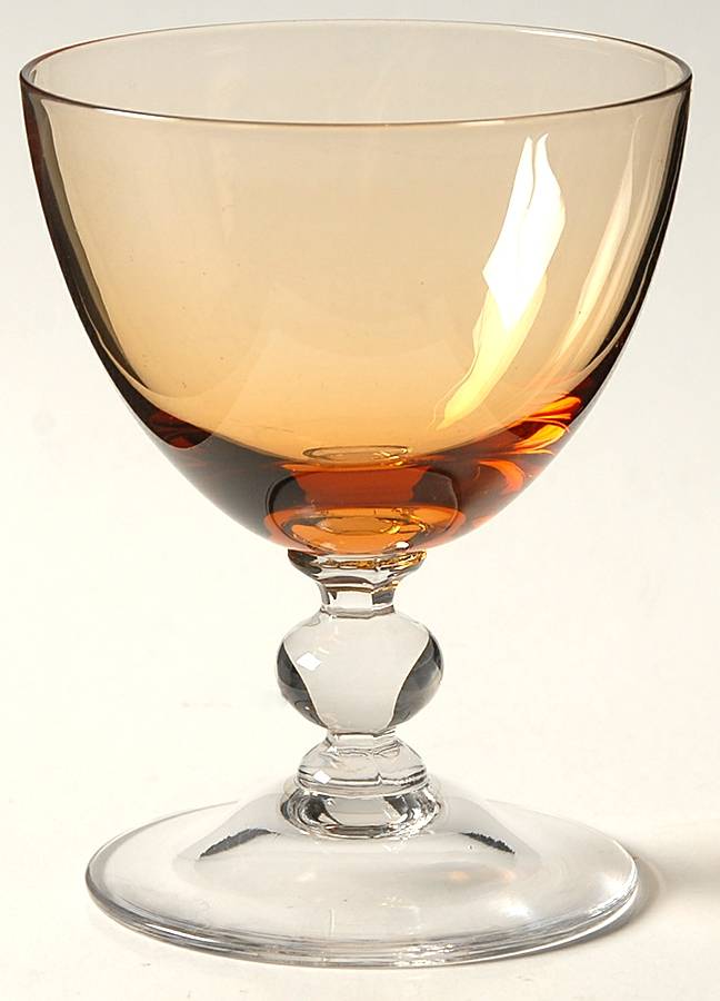 3103 Amber (Clear Stem) Liquor Cocktail by Cambridge-1