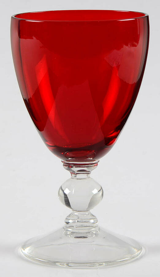 3103 Ruby (Ruby Bowl) Wine Glass by Cambridge-1
