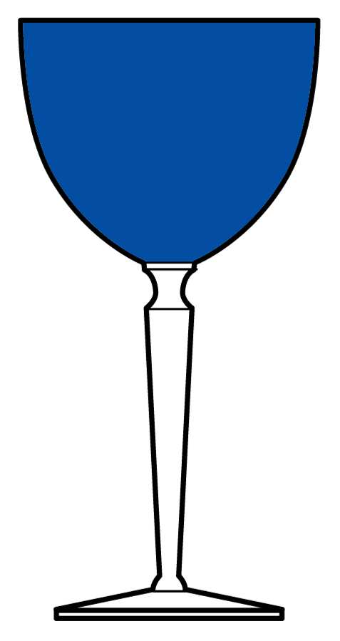 3104 Cobalt Blue Water Goblet by Cambridge-1