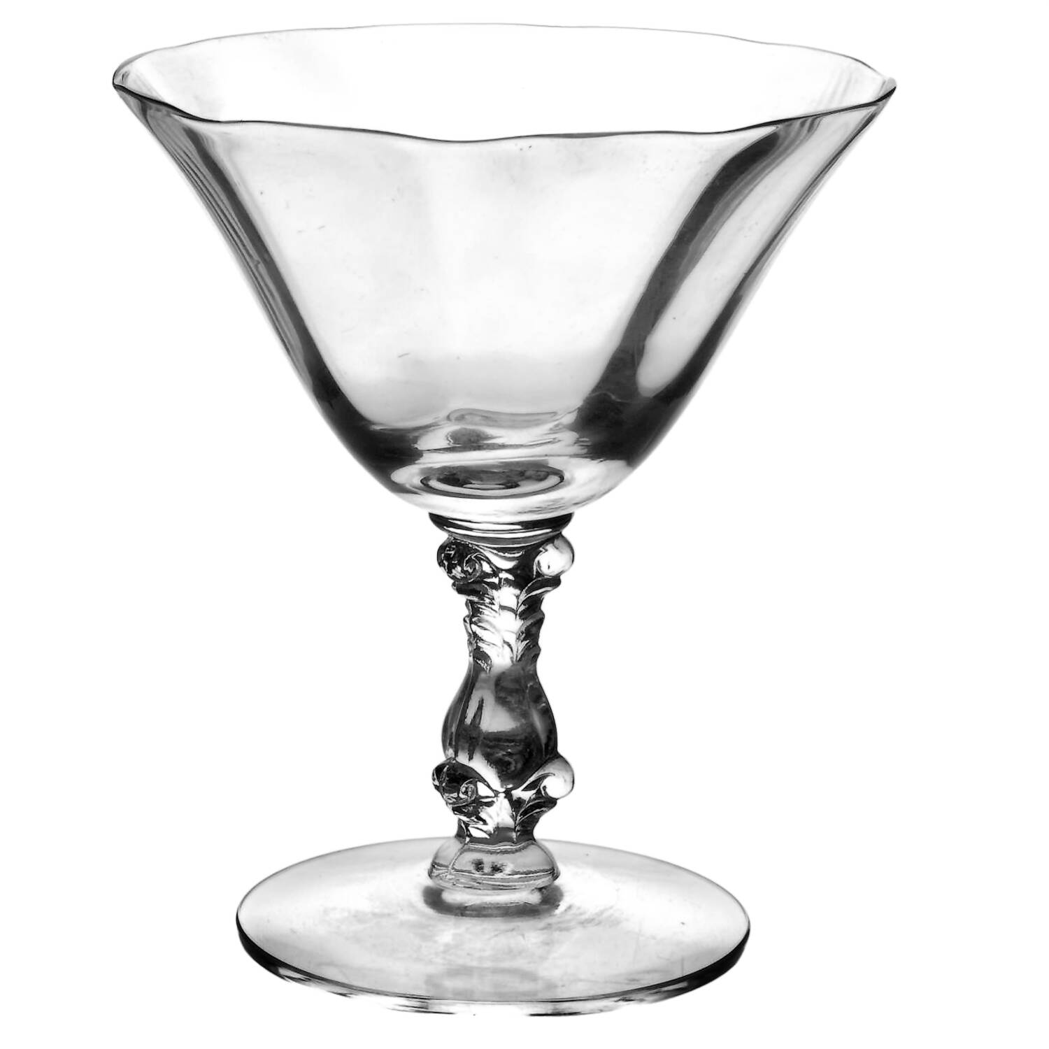 3121 Clear (Optic) Low Sherbet by Cambridge-1