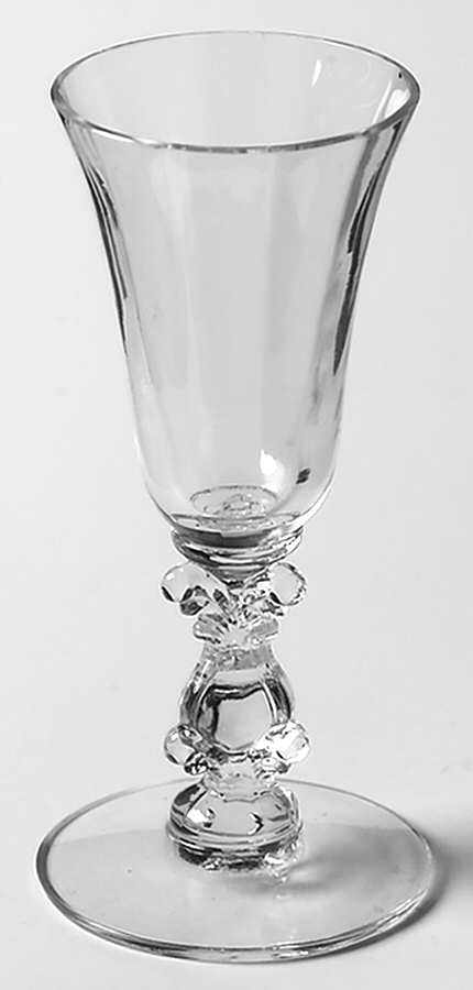 3121 Clear (Optic) Brandy Glass by Cambridge-1