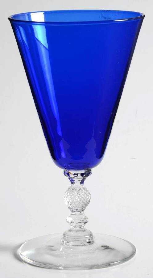 3122 Blue Juice Glass by Cambridge-1