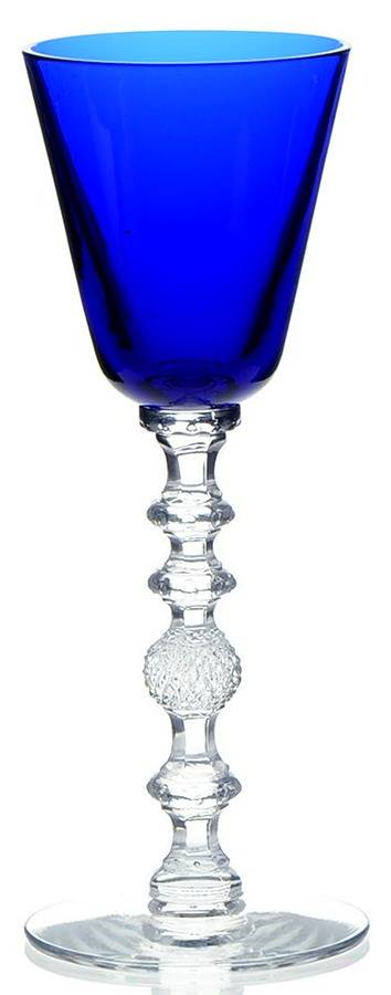 3122 Blue Cordial Glass by Cambridge-1