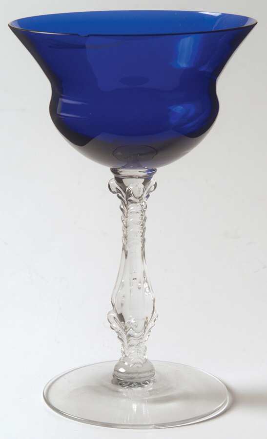 3126 Royal Blue Champagne/Tall Sherbet by Cambridge-1