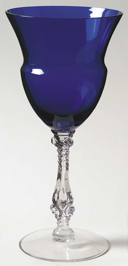 3126 Royal Blue Water Goblet by Cambridge-1