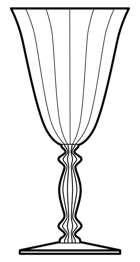3130 Clear Water Goblet by Cambridge-1