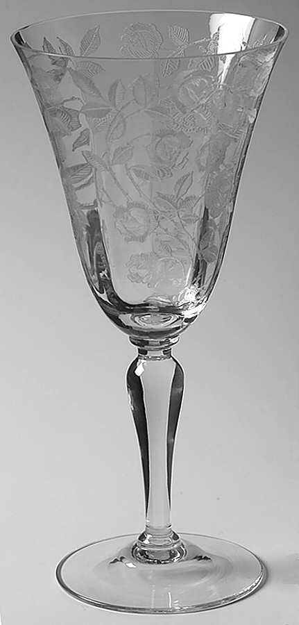 Rose Marie Water Goblet by Cambridge-1
