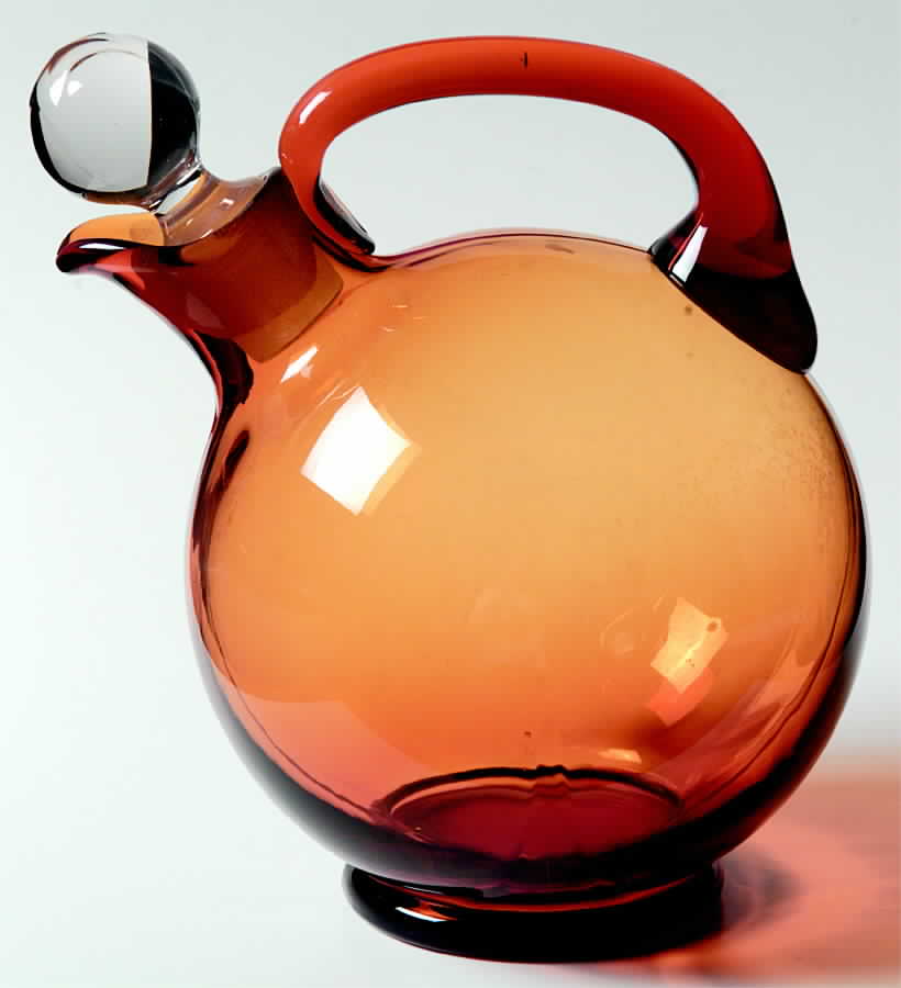 3400 Amber 3400/92 32 Oz Decanter & Stopper by Cambridge-1